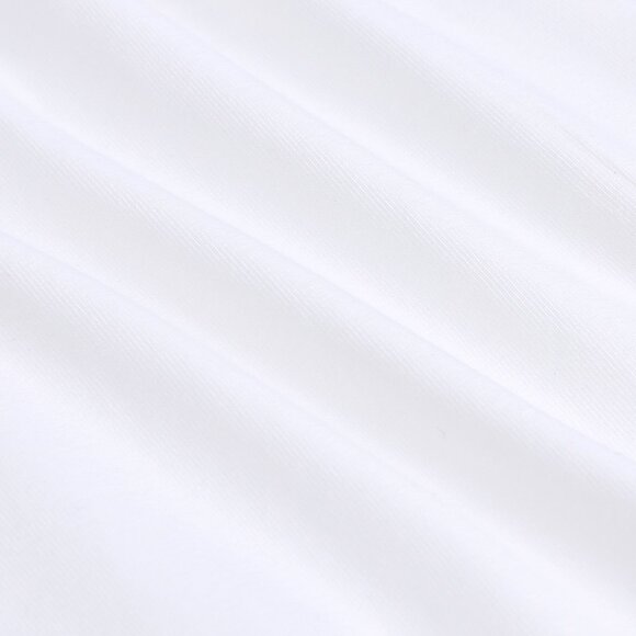 *MONOGRAM* BABY ROMPER-NWT Short Sleeve Short Bodysuit Double Zip Cotton White - Picture 11 of 16